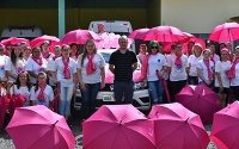Abertura da Campanha Outubro Rosa em Rio Azul